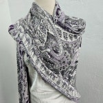 PASHMINA 스카프 여 J6511 : 스카이빈티지