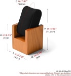 우드텐 J0220 시계 스탠드 개 나무 고급 휴대용 보관 디스플레이 사진 촬영 상점/가정용 6 11.5cm : 굿미니컴퍼니
