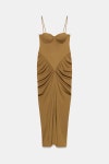 ZARA 자라 코르셋 볼륨 원피스 1131/324/510 라임 그린 : 비욘드 보더