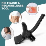 GeBlino Psoas 릴리스 도구 - 후두부 고 굴곡근 장골 딥 티슈 마사지용 완전히 조절 가능한 디자인 허리 좌골 자세 개선 : 엘비안11