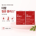 2박스 더팜 철분 플러스 30정 임산부 비헴철 영양제 : 해바라기 잡화점