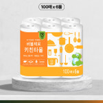 타월 4개 100매 6롤 기름흡수 : 콜드바틀