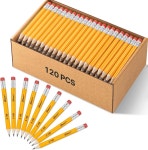 사무용 필기구 및 수정용품 세트 연필 Yellow-120pcs, 120개 : 포커스몰52