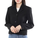 GANNI TWILL CROPPED BLAZER F9222 099 가니 크롭 블레이저 4115747 : oddbe21
