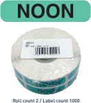 약국 약사 처방 안내 자문 라벨 스티커 Green (Noon), 1칸, 1000매 : Sileveo