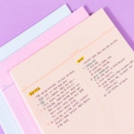 다온9 노트페이퍼 스퀘어드 화이트 182x257mm 공시생연습장 연습장공책 대학생공책 : 다온9