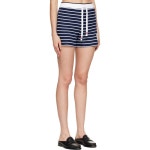 톰브라운 네이비 스트라이프 허니콤 쇼츠 FJQ133A-J0268 927 Navy/White : 어도어럭스