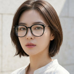 구찌 안경테 GG1453OK 001 명품 아시안핏 남자 여자 뿔테 안경 : 탑선글라스