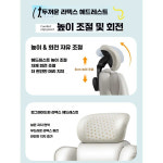 pc방의자 등받이 회전 발판 리클라이너 대표님 보스 기본모델 : 완두콩3
