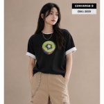 [컨버스](광주신세계)MCK077-023 남성 여성 키위 그래픽 쿨원단 스포츠 데일리 반팔 티셔츠 루즈핏 블랙 : 신세계백화점