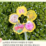 봄꽃테마 초등방과후 부채만들기 관찰놀이 만들기수업 전통부채공예 한지공예 1인용 : 용용이네만물상점