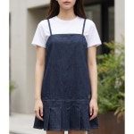 GANNI Denim Strap Mini Dress J1622 077 데님 스트랩 미니 드레스 4160199 : STA15