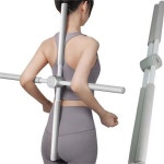 필라테스 자세 교정 스트레칭 바 코어 자세 교정 요가 봉 : 농산물상자