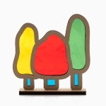 민화샵 크리스마스 썬캐쳐 만들기 셀로판지 놀이 나무 UDPWD0623 13x13cm 1개 : 제이제이 종합쇼핑몰