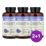 NatureWise 아마씨유 120캡슐, 3개 : 아비트라3호점