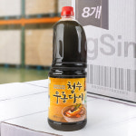 청수 우동다시 1.8L x 8개 우동국물 육수 원액 쯔유 업소용 대용량 : 싱싱온다