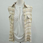 MARELLA ITALY 조끼 여 42 J6649 : 스카이빈티지