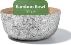 주방용 서빙 트레이 및 보관 정리함 세트 샐러드볼 51 oz, Gray, 1개 : 블리스퀘어