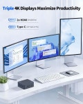 350 트리플 Getorli 데스크탑 PC SSD Wi U 미니 5 2GB 6GB Fi 256 GB 8 GB …라이젠 7 7735HS : 세미환