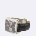Tag Heuer(태그호이어) CWA2114 모나코 칼리버 12 오토메틱 남성용 가죽밴드 시계 : 고이비토1