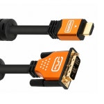 HDMI TO DVI-D 24+1핀 4K60Hz 듀얼링크 PC 화면연결 케이블 1M : 브리노아
