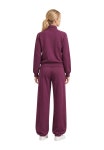 LIU-JO 맨투맨 J3958 91718 RED AUBERGINE : 디에딧