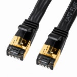 공유기 PC 가까이연결 CAT8 40Gbps SSTP 납작 랜케이블 50cm : 브리노아