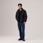 리바이스 패딩 002HP 0002 블랙, XL : POIZON공식온라인스토어