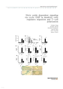 [eBook] Nitric oxide dependent signaling via cyclic GMP in dendritic cells regulates migration and T-cell polarization
