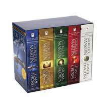 A song of ice and Fire 1- 5 book boxed set 얼음과 불의 노래 1 - 5 세트 (왕좌의게임 시리즈)