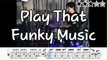 Play That Funky Music - Wild Cherry (와일드체리) 드럼악보