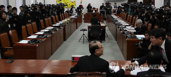 문방위에 쏠린 카메라