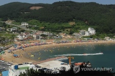 경남 거제시 와현 모래숲 해변