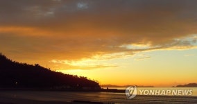 석양이 아름다운 관매도