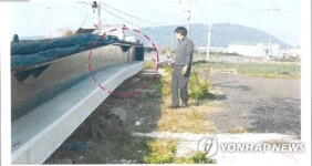 사북1교(하) | 부실 시공된 제주시 한북교 구조물