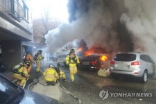 철거 주택 공터에서 화재