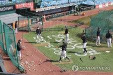 한화이글스 타격훈련