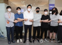 서울창업허브 마곡M+ 찾은 오세훈 후보