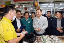 (주)오색장인하누 | 오색시장 방문한 이상민 장관