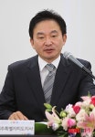 투명 건설문화 조성 공동선언서 인사말하는 원희룡 제주지사