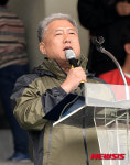 인사말 하는 김동만 한국노동조합총연맹 위원장