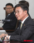 이북5도청 방문한 홍용표 장관