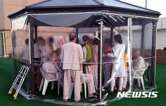 성혜의료재단 신세계요양병원 비상급수시설 | 옥상으로 대피한 요양병원 환자들