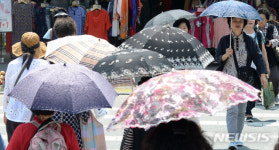 삼성웰스토리디알비동일양산 | 찌는 더위에 펴는 양산