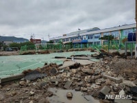 홍성초등학교 비상급수시설 | 충남도교육청, 호우피해 교육시설 복구에 행정·재정 지원 총력