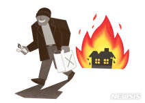 군자동주유소(시청) | "부천시청 불 지른다" 휘발유 10ℓ로 협박한 60대(종합)