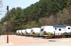 오대산국립공원 소금강 자동차 야영장 새 단장