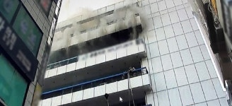 오산 7층 빌딩서 불...인명피해 없어