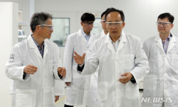 정우당바이오 제1공장 | 바이오 산업 현장 찾은 추경호 부총리