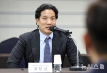 인사말하는 이태성 대한탁구협회 회장